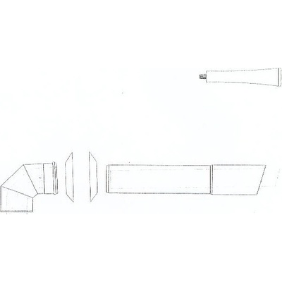 Almeva Lik paket fasádního odkouření 60/100 mm SetKW5