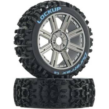 Duratrax колело 3.2" Buggy H17x34mm Lockup C2 Spoke хром (2)