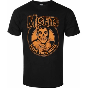 ROCK OFF мъжка тениска Misfits - Want Your Skull - ЧЕРЕН - ROCK OFF - MISTS14MB