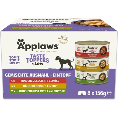 Applaws Taste Toppers Ragú Multipack 8 x 156 g