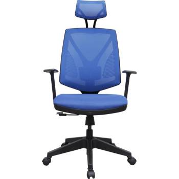 RFG Joy 034 HB RFG Директорски стол със синя седалка и светлосиня облегалка