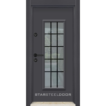 Starsteeldoor Блиндирана врата Outdoor - LP Антрацит WIN с термомост (цена без монтаж)