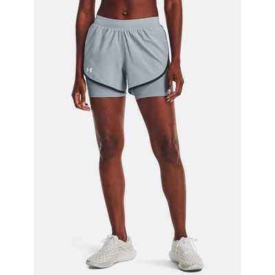 Under Armour dámske kraťasy UA Fly By Elite 2-in-1 Short Modrá