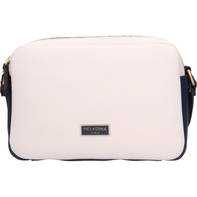 Hexagona dámská crossbody kabelka Tolla béžovo-modrá