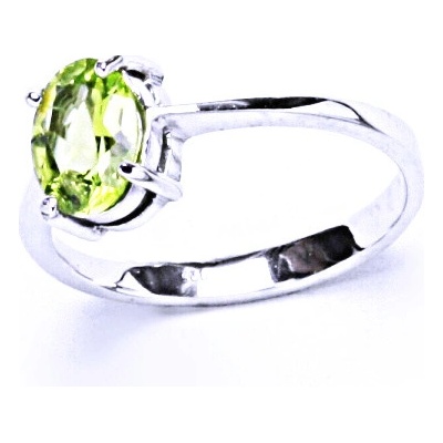 Čištín stříbrný přírodní olivín T 1245