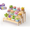 KOCO Stavebnice mini Sukulent v květináči