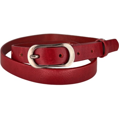 Penny Belts dámský kožený opasek 20-185-93 červený