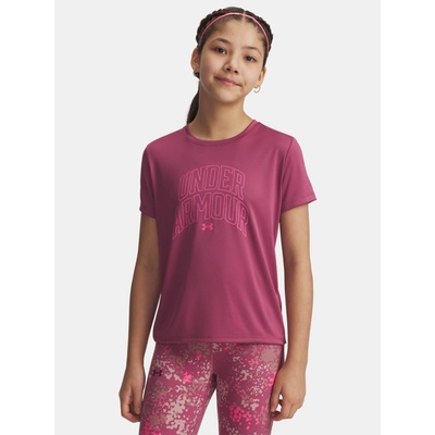 Under Armour TECH VARSITY GRAPHIC SS 6007917-659 červená – Zboží Dáma