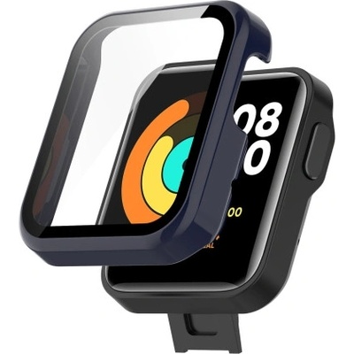 PROTEMIO 39759 Plastový kryt s ochranným sklom pre Xiaomi Mi Watch Lite modrý