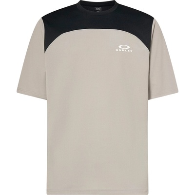 Oakley Мъжка фланелка с къс ръкав за колоездене Oakley Free Ride S/S Jersey Cycling jersey - Cement - размер XXL (056-3221-0515)