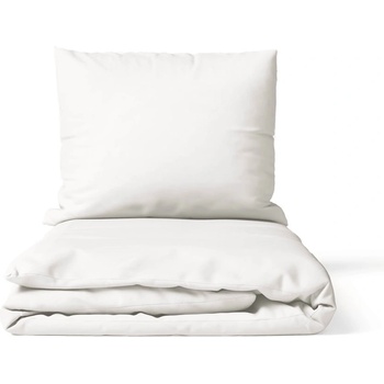 Bonami Essentials Бяло двойно спално бельо от микросатен 200x200 cm Basic - Bonami Essentials (1130057.04)