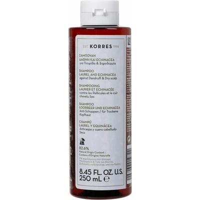 Korres šampon proti lupům s vavřínem a echinaceou a Bio extrakty 250 ml