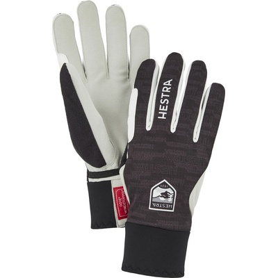 Hestra Ръкавици Hestra Windstopper Active Grip 5 Finger Gloves - Black Print - размер 5 (EU) (202-3555-0111)