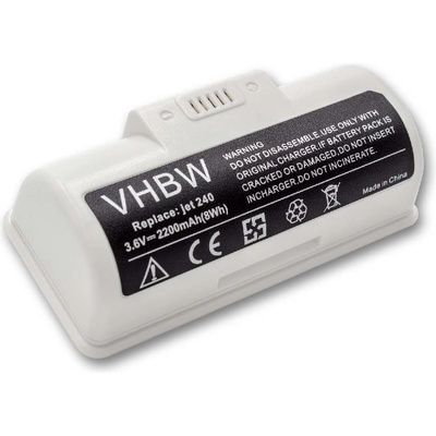 VHBW Батерия за iRobot Braava Jet 240, 2200 mAh (800115511)