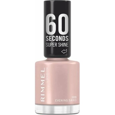 Rimmel London RIMMEL Super Shine 60 Seconds lak na nehty 109 Evening Sand 8 ml, 109 Ev. Sand