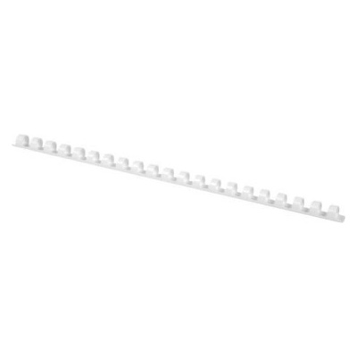 Plastové hrebene Q-CONNECT 12mm biele