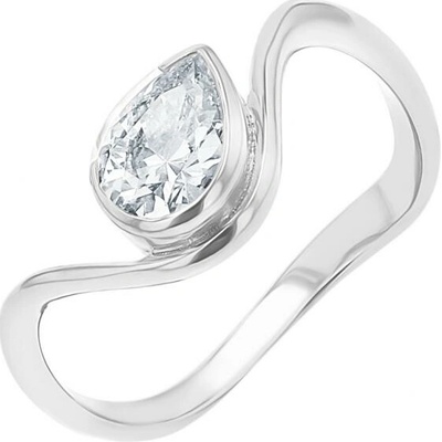 Eppi zásnubný prsteň s pear diamantom Kylie RE48832