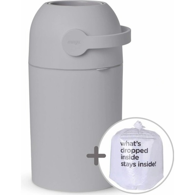 Magic Kôš na plienky Light Grey 40 l 52 x 26 cm