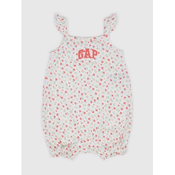 GAP Бебешки шарен гащеризон GAP GAP | Byal | Момичешки | 50-62