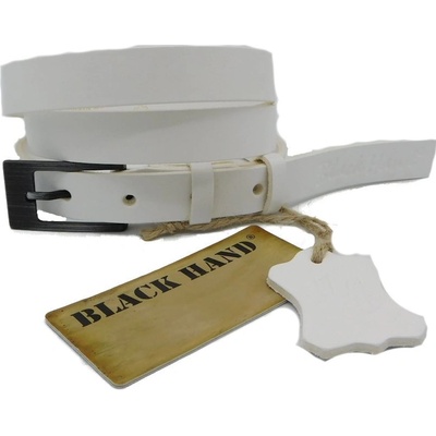 Black Hand dámský bílý kožený pásek 069 00