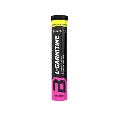 BioTechUSA Разтворими таблетки с L-карнитин Effervescent L-Carnitine 500mg. , 20 таблетки, Синя малина, 1823