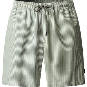 Hackett Бански гащета Hackett Seersucker Elasticated swimming shorts - Green (Moss Green)