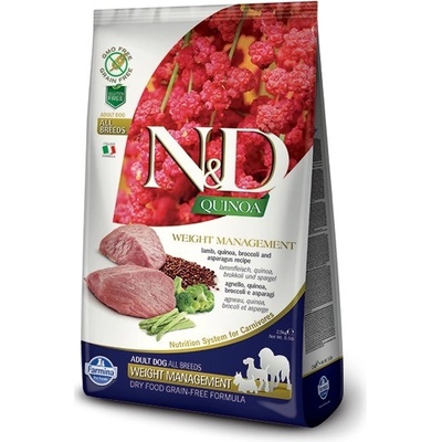 N&D Quinoa grain free Dog Weight Management Lamb 2,5 kg