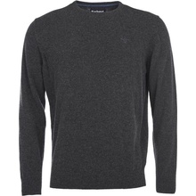 Barbour Essential Lambswool Crew Neck Sweatshirt Charcoal