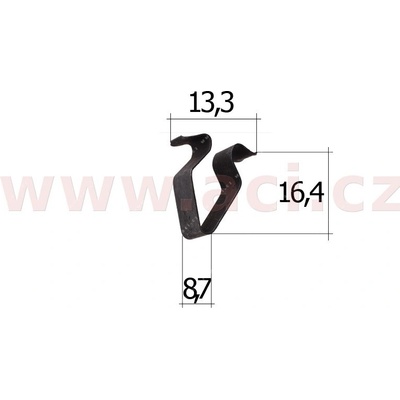 kovová příchytka (sada 10 ks) UP 15562Z