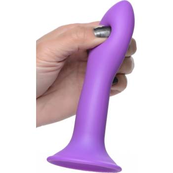 Image 1 of Squeeze-It Squeezable Slender Dildo Purple