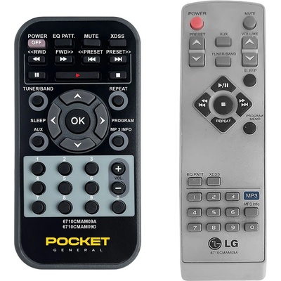 GENERAL Lg 6710cmam09a - дистанционно управление дубликат (6710cmam09a)