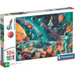 Clementoni Детски пъзел Clementoni от 104 части - Космически екип (25036) - ozone