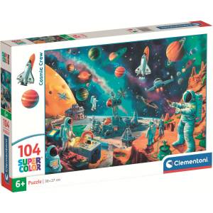 Clementoni Детски пъзел Clementoni от 104 части - Космически екип (25036) - ozone