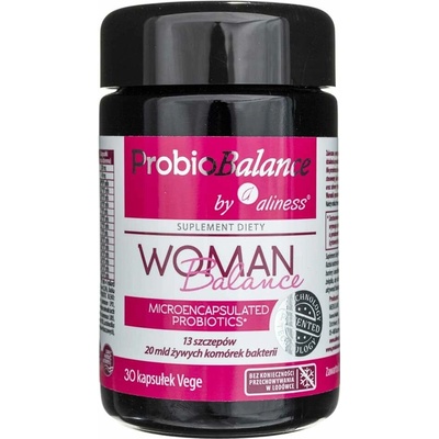 Aliness ProbioBalance Woman Probiotiká a prebiotiká 30 veg. kapsúl