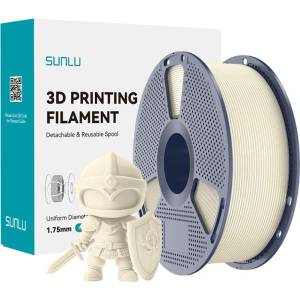 Sunlu PLA филамент Sunlu PLA+, 1.75 mm, 1.0 kg, Bone White