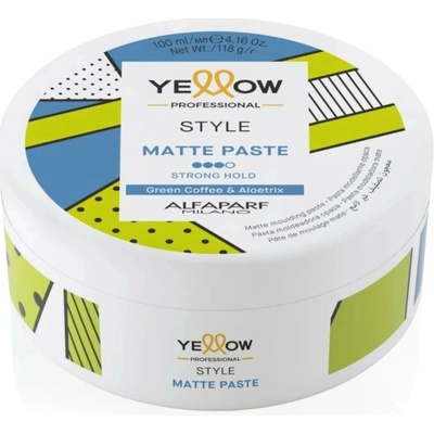 Texturizačná pasta s matným efektom a silnou fixáciou Yellow Professional Style Matte Paste - 100 ml
