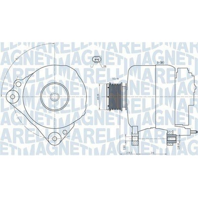 Generátor MAGNETI MARELLI 063731810010
