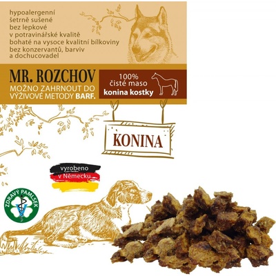 Mr. Rozchov 100% čisté sušené zvěřinové maso kostky 80 g
