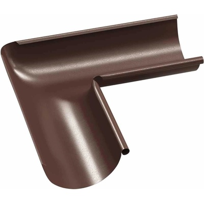 Bilka Vnútorný žľabový roh 125 mm RAL 8017 hnedá