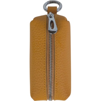 Жълт кожен ключодържател