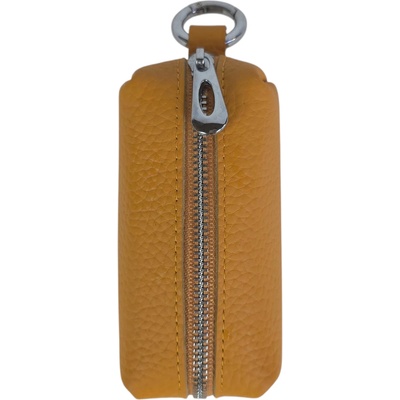 Жълт кожен ключодържател