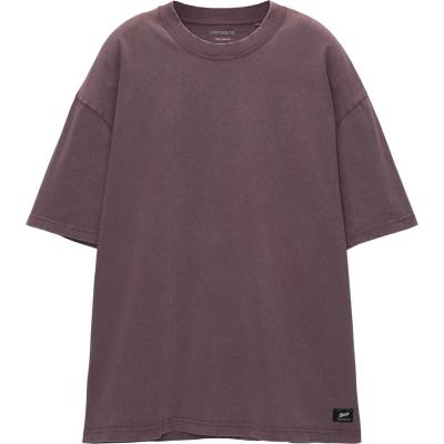 Pull&Bear Тениска лилав, размер XXL