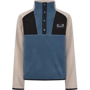 Didriksons Детски поларен пуловер Didriksons Kid's Yokto Half-Buttons 2 Fleece jumper - Blue Fog - размер 130 (704-4475-0612)