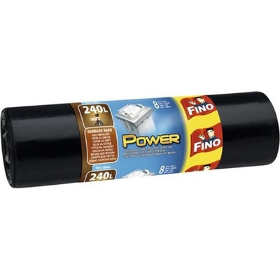 Fino Vrecia zaväzovacie Power 240l 45 µm 8 ks čierne