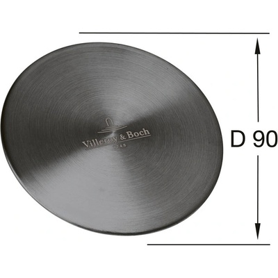 Příslušenství ke dřezům Villeroy & Boch krytka odpadu 96241505, antracit 96241505