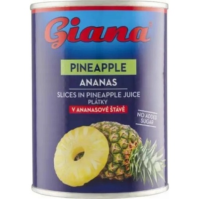 GIANA ananasové plátky 580ml