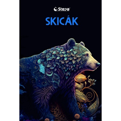Stepa A3 20 listov čierny