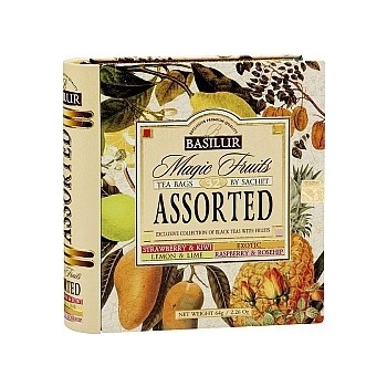 Basilur Kniha Assorted Magic Fruit plech 32 x 2 g