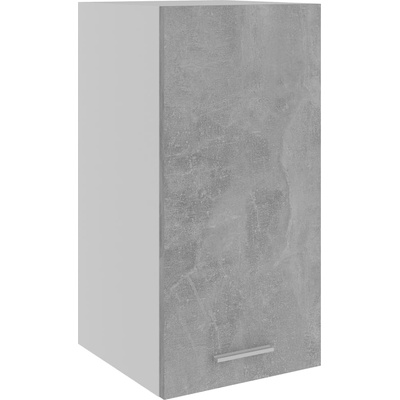 vidaXL Висящ шкаф, бетонно сив, 29, 5x31x60 см, ПДЧ (801248)
