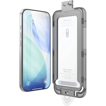 elago Kалено стъклено защитно покритие за дисплея на iPhone 17 Pro - Elago Tempered Glass Protector 1 Pack (черен-прозрачен) (ES17PRO-63TG)